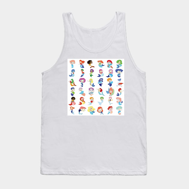 Mermaids Tank Top by James P. Manning